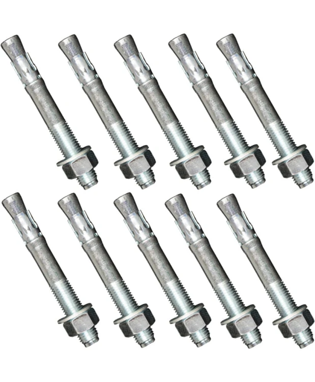 Kotwy kotwa do betonu Ø20x170 mm - 10 sztuk