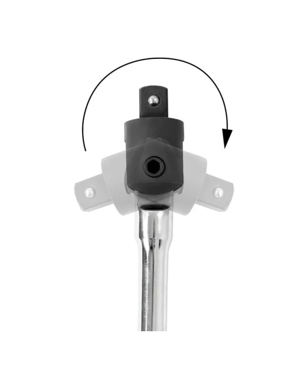 Pokrętło z przegubem łamane 3/4"długie 100cm FR2534