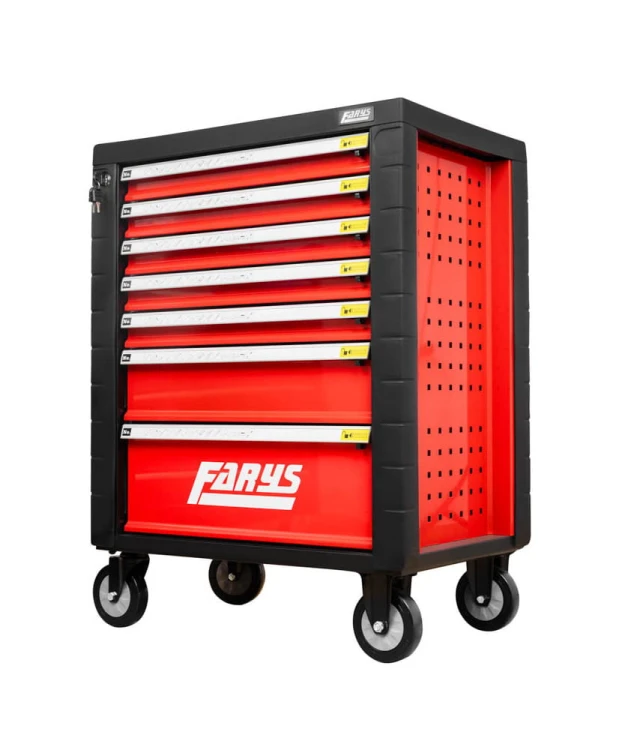 Szafka warsztatowa narzędziowa z półką na papier czerwona FR4064.1