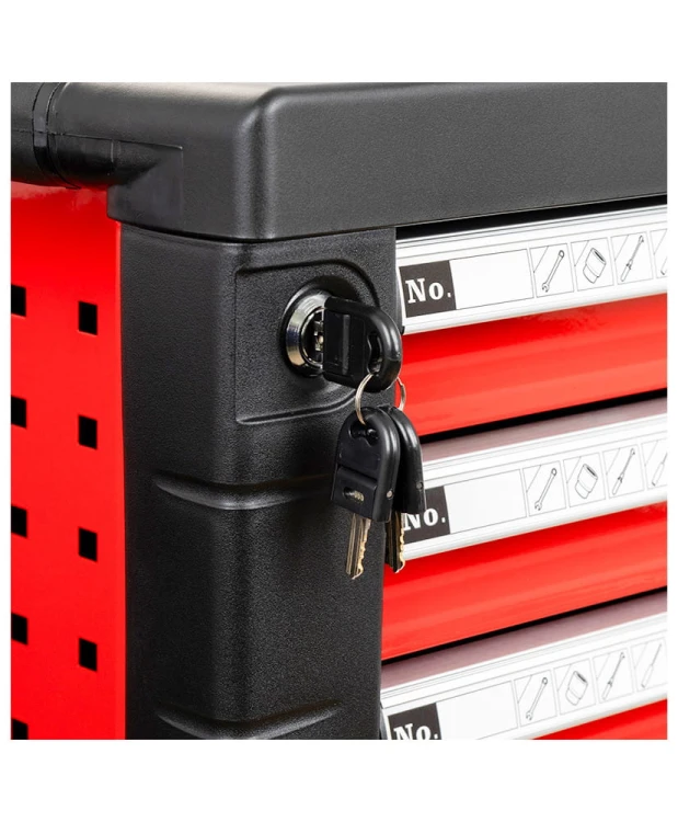 Szafka warsztatowa narzędziowa z półką na papier czerwona FR4064.1