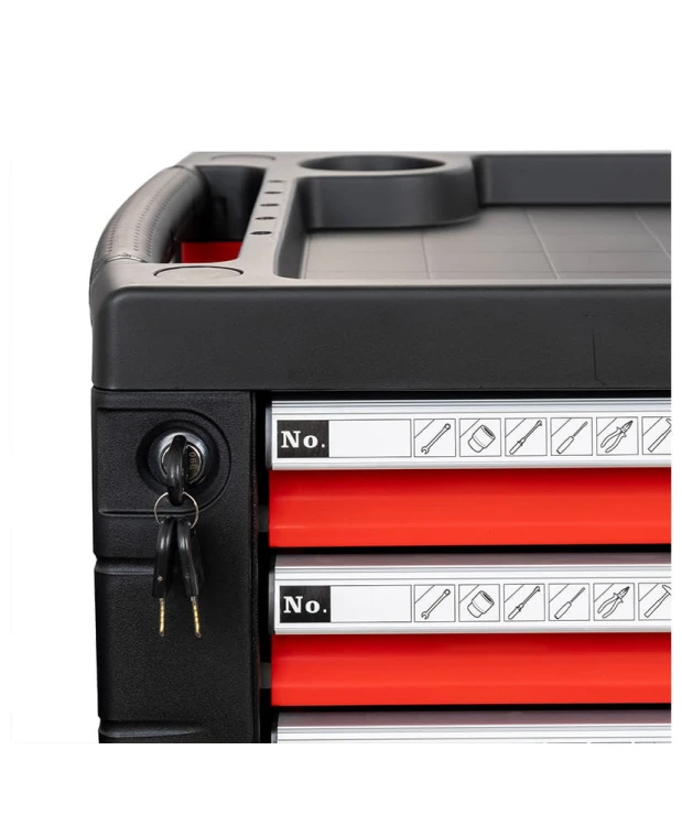 Szafka warsztatowa narzędziowa z półką na papier czerwona FR4064.1