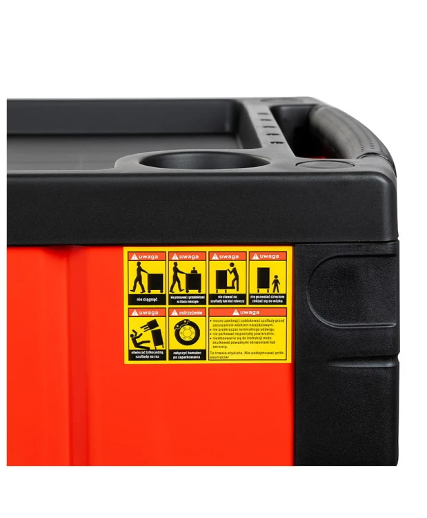 Szafka warsztatowa narzędziowa z półką na papier czerwona FR4064.1