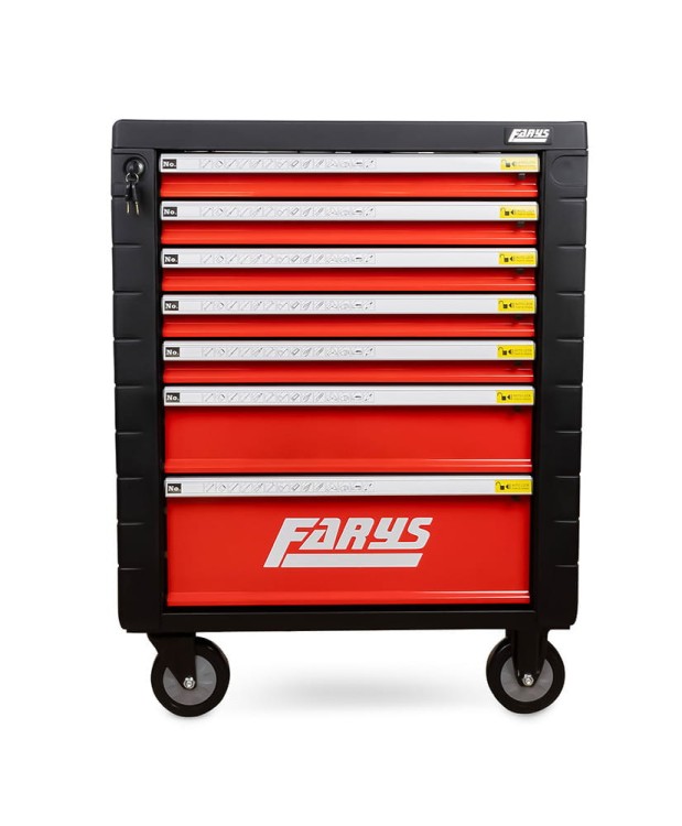 Szafka warsztatowa z półką na butelki czerwona FR4064.2