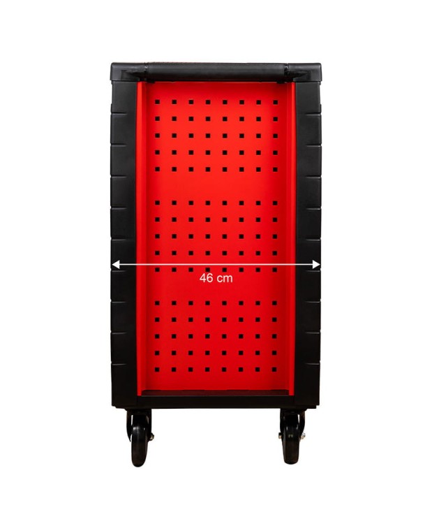 Szafka warsztatowa z półką na butelki czerwona FR4064.2