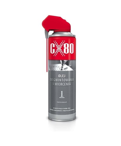 Olej do gwintowania i wiercenia nawiercania duo spray 500ML CX80 (32D) (S1) GTU-03