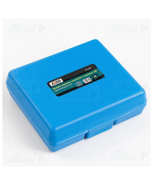 Zestaw imbusów uchylnych w obsadce imbus 3/8" - 7el. imbusy FR2054