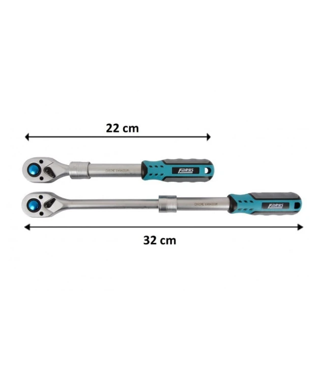 Grzechotka przedłużana teleskopowa 3/8" FR2457