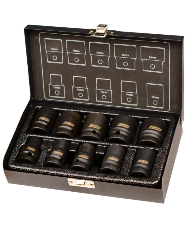 Klucz pneumatyczny udarowy 1/2" 1356Nm FR7120 w zestawie z nasadkami FR2565