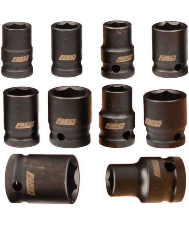 Grzechotka pneumatyczna 1/2" 122 Nm FR7125 w zestawie z nasadkami FR2565