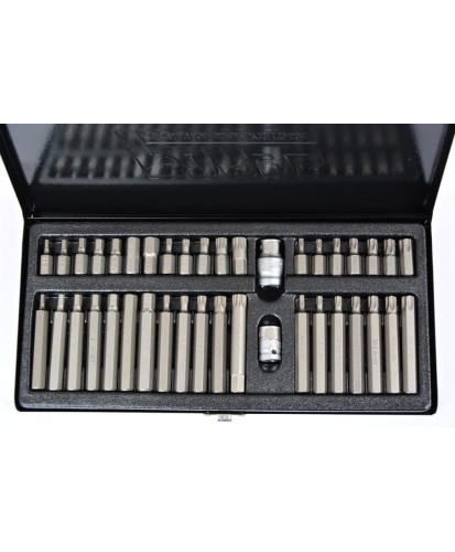 Zestaw kluczy bity,torx, imbus,spline 40el. FR2350