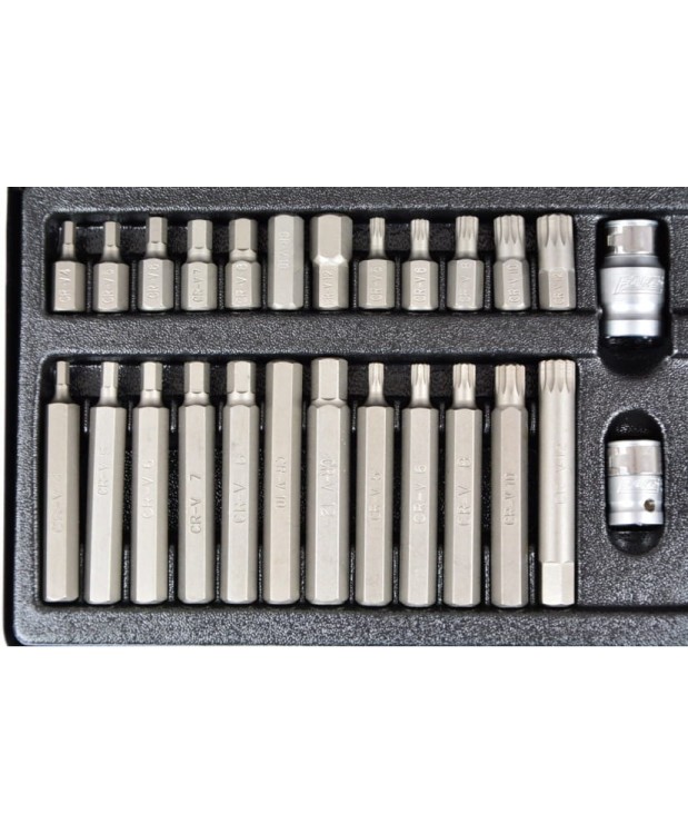 Zestaw kluczy bity,torx, imbus,spline 40el. FR2350