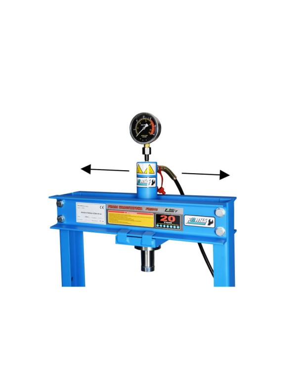 Prasa warsztatowa hydrauliczno pneumatyczna HP 20 ton FR5016 N