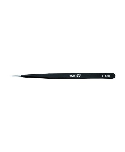 YATO Pęseta prosta powlekana ostre końcówki YT-6916 (S4)