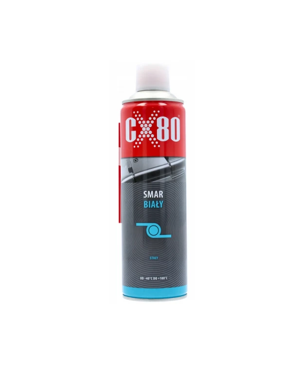 CX80 SMAR BIAŁY DO ZAMKÓW ZAWIASÓW STAŁY 500ML (S1) GTU 02