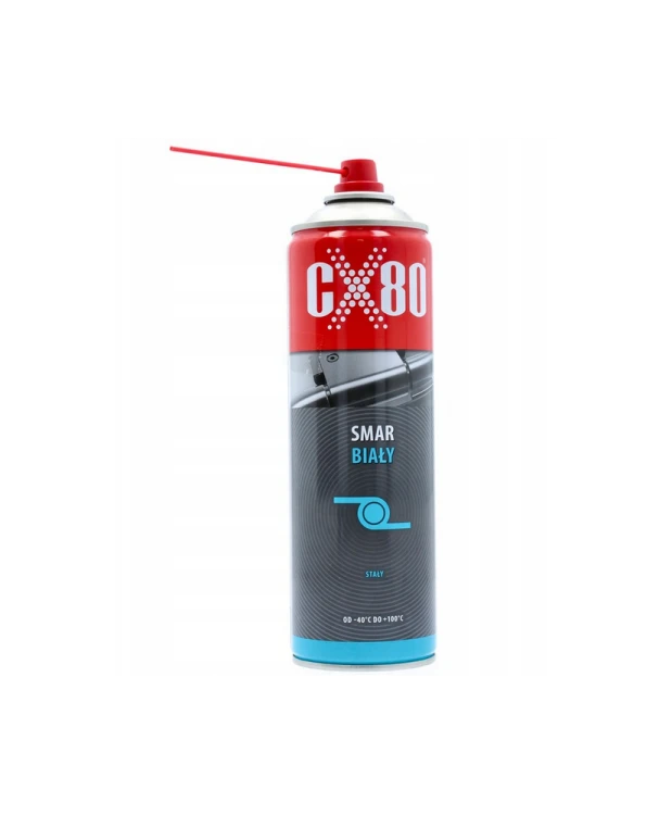 CX80 SMAR BIAŁY DO ZAMKÓW ZAWIASÓW STAŁY 500ML (S1) GTU 02
