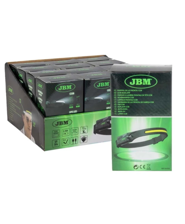 Latarka czołowa na głowę Mocna LED 54004 JBM