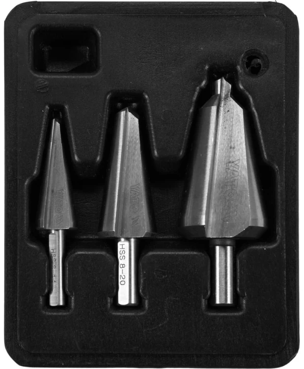 YATO Zestaw wierteł stożkowych 3 szt. YT-44730