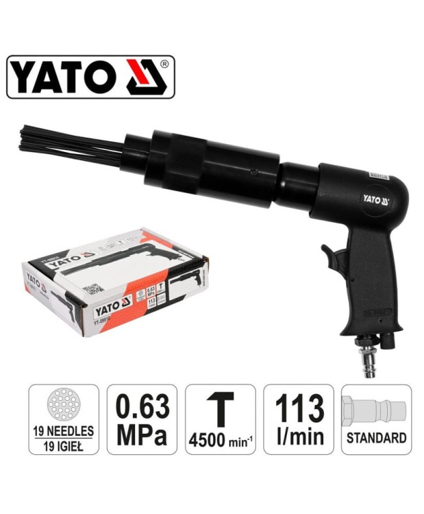 YATO Pneumatyczny młotek igłowy YT-09910 (26B)