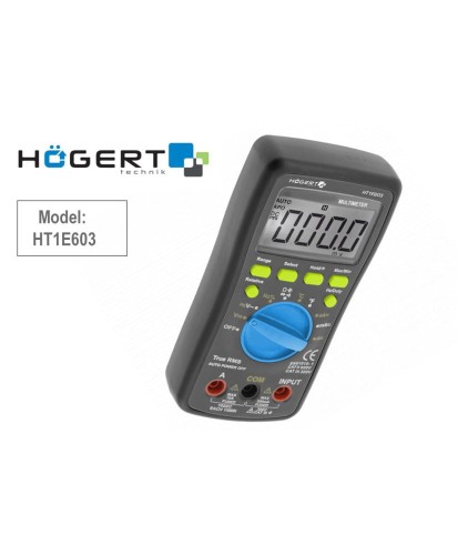 Miernik cyfrowy multimetr LCD HT1E603 (1B) (S27)