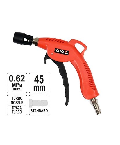 YATO Pistolet do przedmuchiwania krótki turbo YT-23722 (S13)