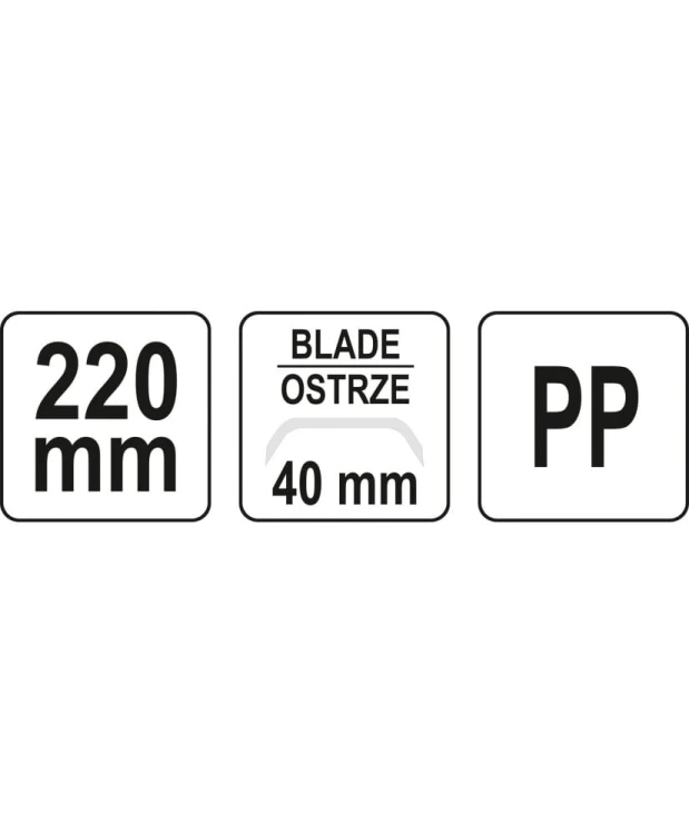 YATO Cyklina z tworzywa ostrze 40mm YT-75465 (24E)