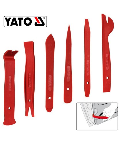 YATO kpl. 6 szt. Ściągacze do tapicerki YT-0837 (S34)