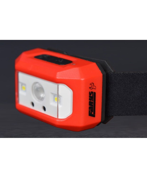 Latarka czołówka warsztatowa czołowa LED USB czujnik ruchu FR8055