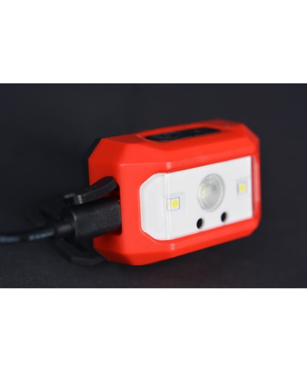 Latarka czołówka warsztatowa czołowa LED USB czujnik ruchu FR8055
