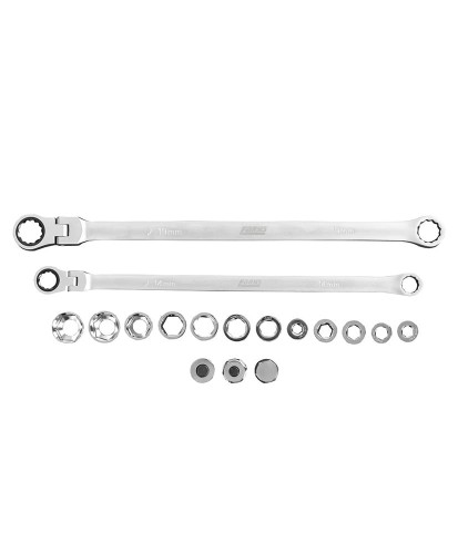 Zestaw klucze długie z grzechotką 8-22mm FR1994