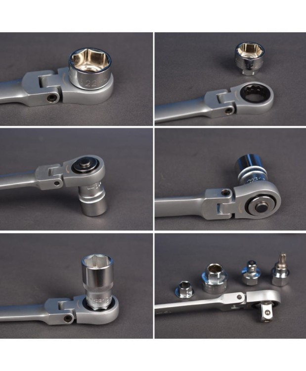 Zestaw klucze długie z grzechotką 8-22mm FR1994