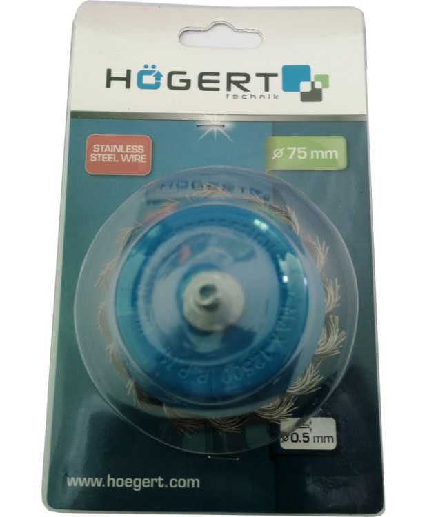 Szczotka czołowa z trzpieniem 75 mm HT7D706 (24D)(S18)