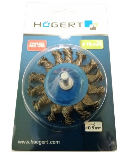 Szczotka tarczowa z trzpieniem 75 mm HT7D716  (24C)(S18)