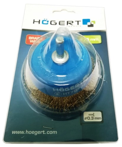 Szczotka czołowa z trzpieniem 75 mm HT7D702  (24D)(S18)