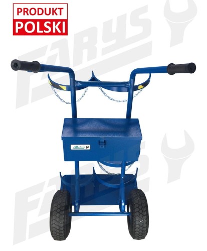 Wózek spawalniczy do butli tlen+ propan butan FR4134