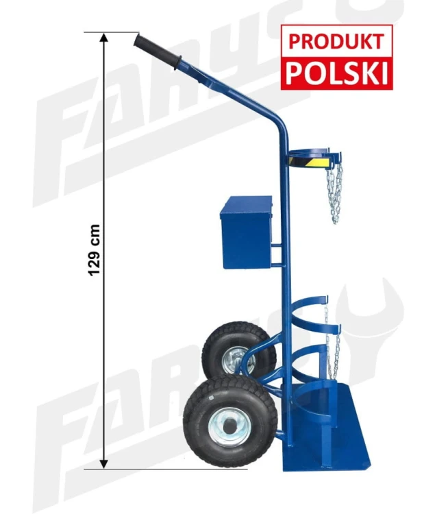 Wózek spawalniczy do butli tlen+ propan butan FR4134