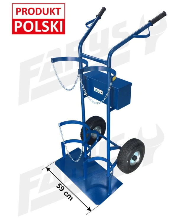 Wózek spawalniczy do butli tlen+ propan butan FR4134