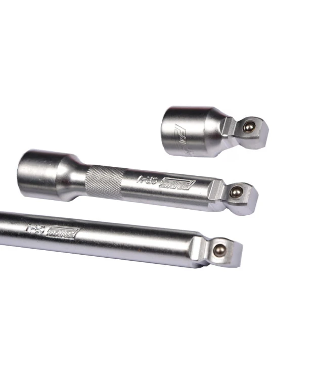 Przedłużki uchylne zestaw 1/2" 3/8" 1/4" 9el. FR2555