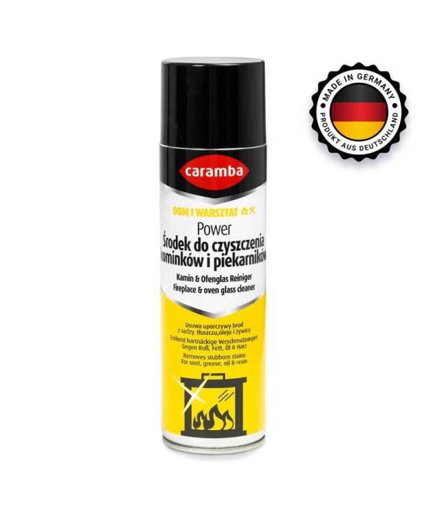 6szt. Caramba Aktywna pianka do czyszczenia szyb kominków i piecyków 500ml