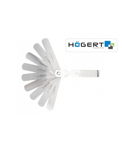 Szczelinomierz 9 listkowy HT8G330  (16B) (S4)