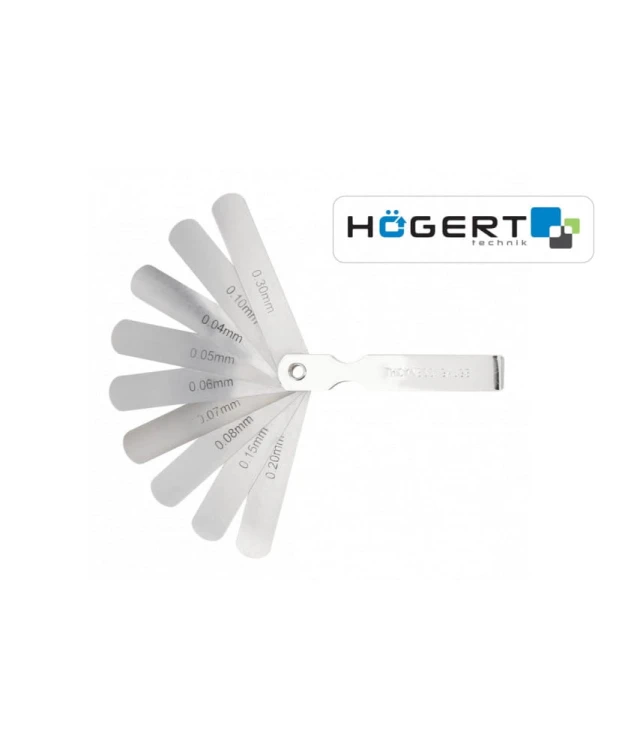 Szczelinomierz 9 listkowy HT8G330  (16B) (S4)