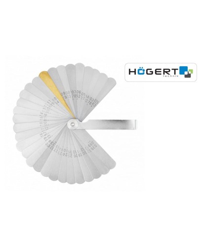 Szczelinomierz 31 listkowy HT8G331  (16B)(S4)