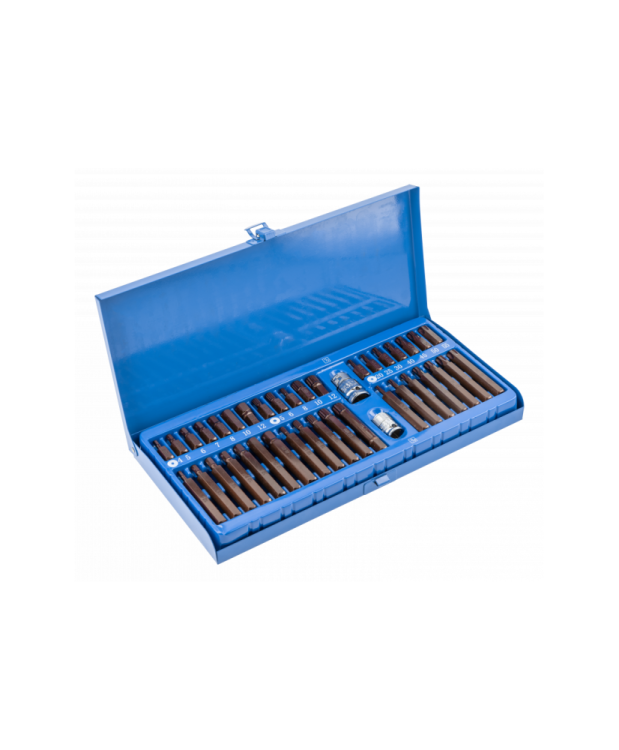 40el. Zestaw końcówek wkrętakowych, stal S2 HT1S405 (2C)(S32)