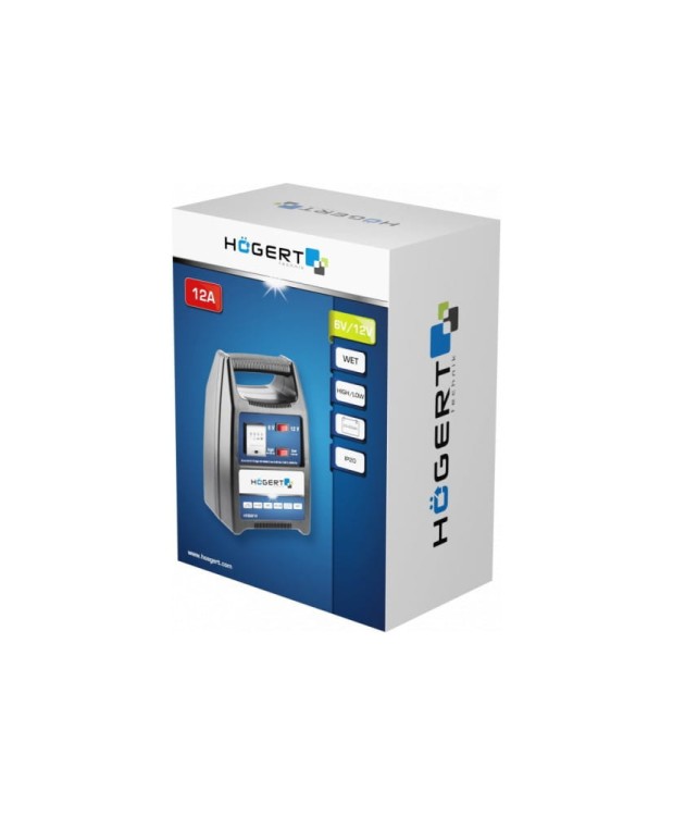 Prostownik Ładowarka elektroniczna 6-12V, 12A HT8G614  (23F) (S28)