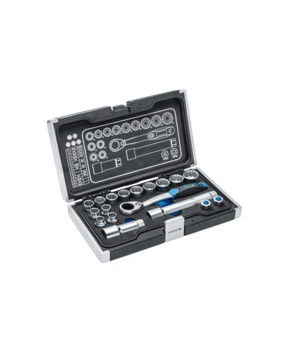 Klucze nasadowe przelotowe SPLINE 18szt HT1R478 (4C)(S32)