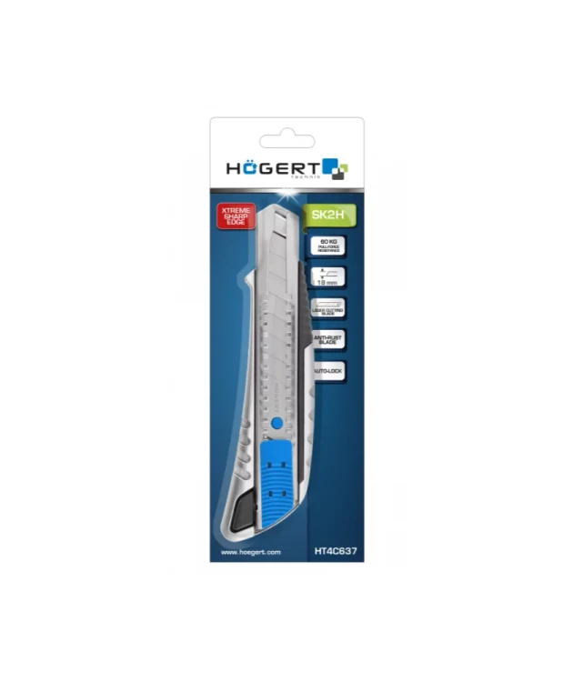 Nożyk z ostrzem łamanym 18 mm ALU max 60 kg HT4C637 (16D)(S5)