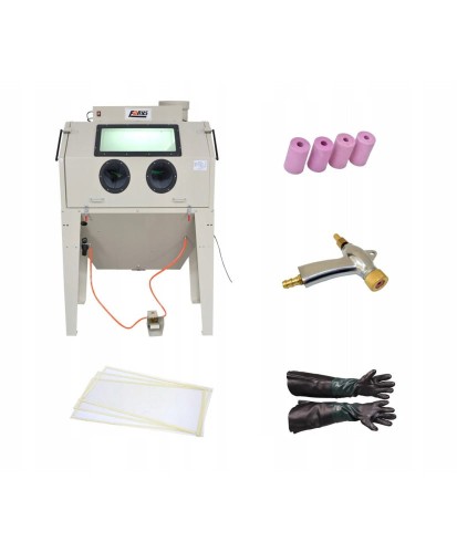 Piaskarka kabinowa oczyszczarka komorowa 420l FR7016