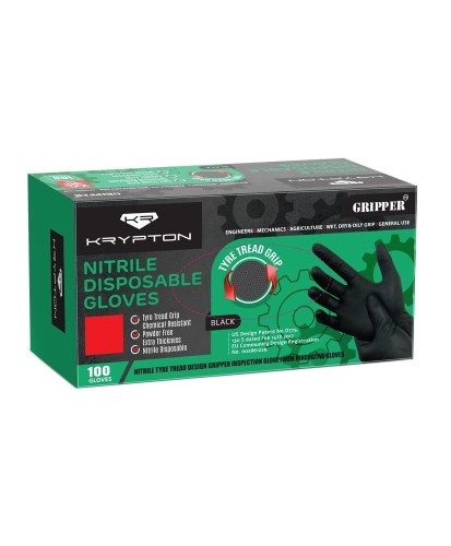 KR Rękawice NITRYLOWE GRIPPER L KR0904003