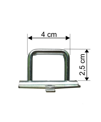 Haczyk do ścianki perforowanej, uchwyt 4cm x 2,5cm FR3937