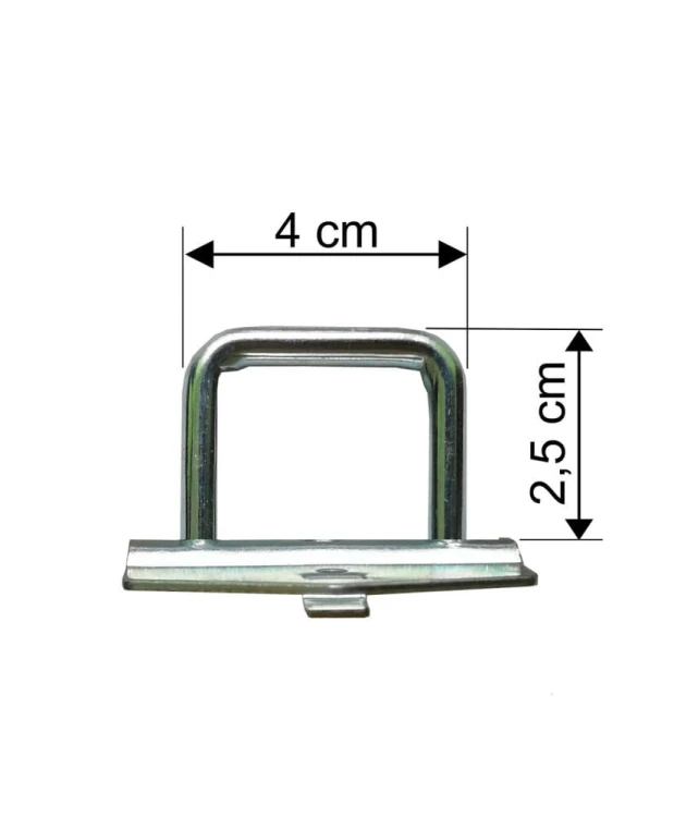 Haczyk do ścianki perforowanej, uchwyt 4cm x 2,5cm FR3937