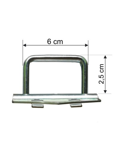 Haczyk do ścianki perforowanej, uchwyt  6cm x 2,5cm FR3938